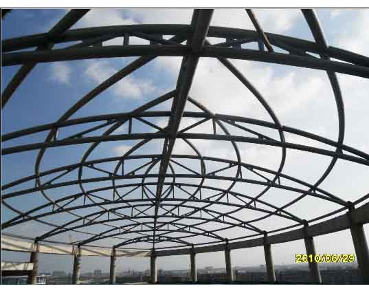 黄浦中煤朔州宾馆管桁架工程